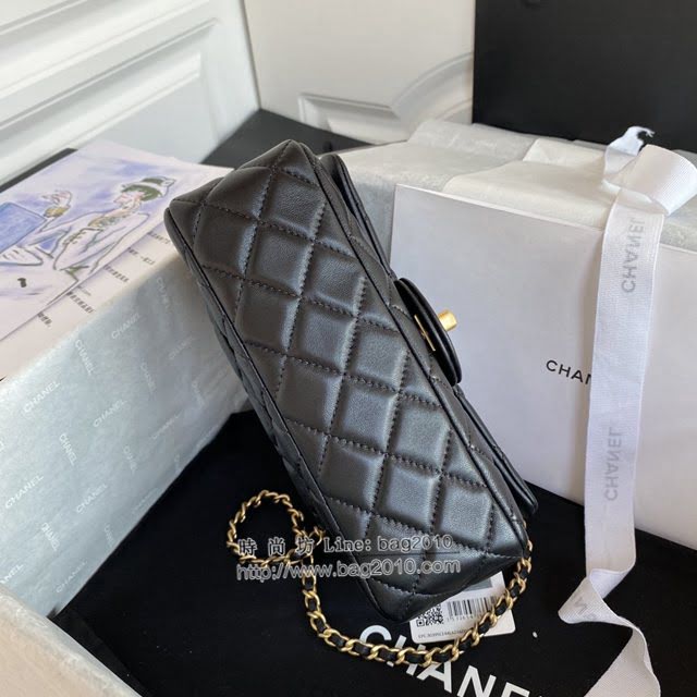 Chanel女包 香奈兒專櫃最新爆款金屬cf口蓋包 Chanel小金球單肩斜挎鏈條女包 AS1787  djc4230
